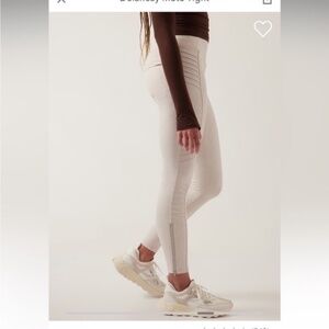 ATHLETA - Delancey Textured Moto Legging - Tan Size SP